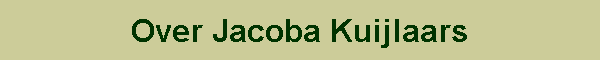 Over Jacoba Kuijlaars